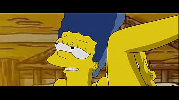 Homer fucking marge’s pussy and cumming in her face