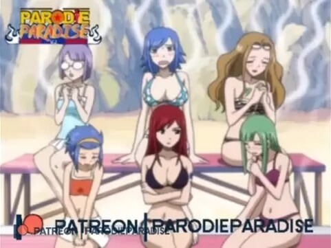 Fairy Tail Compilation all Girls fucking