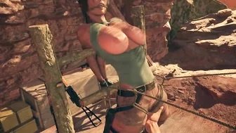 Lara Croft Bondage