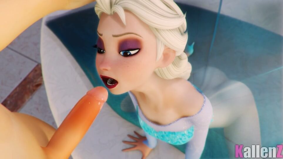 Frozen Elsa Blowjob