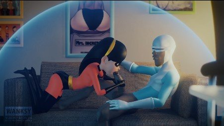 Frozone And Violet Parr [Wanksy]