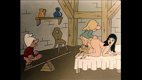 Snow White makes animated porn with the dwarfs and the prince