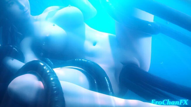 Final Fantasy Tifa underwater tentacle