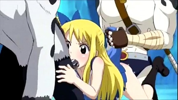 Fairy Tail – Lucy Heartfilia gets fucked by 2 monsters